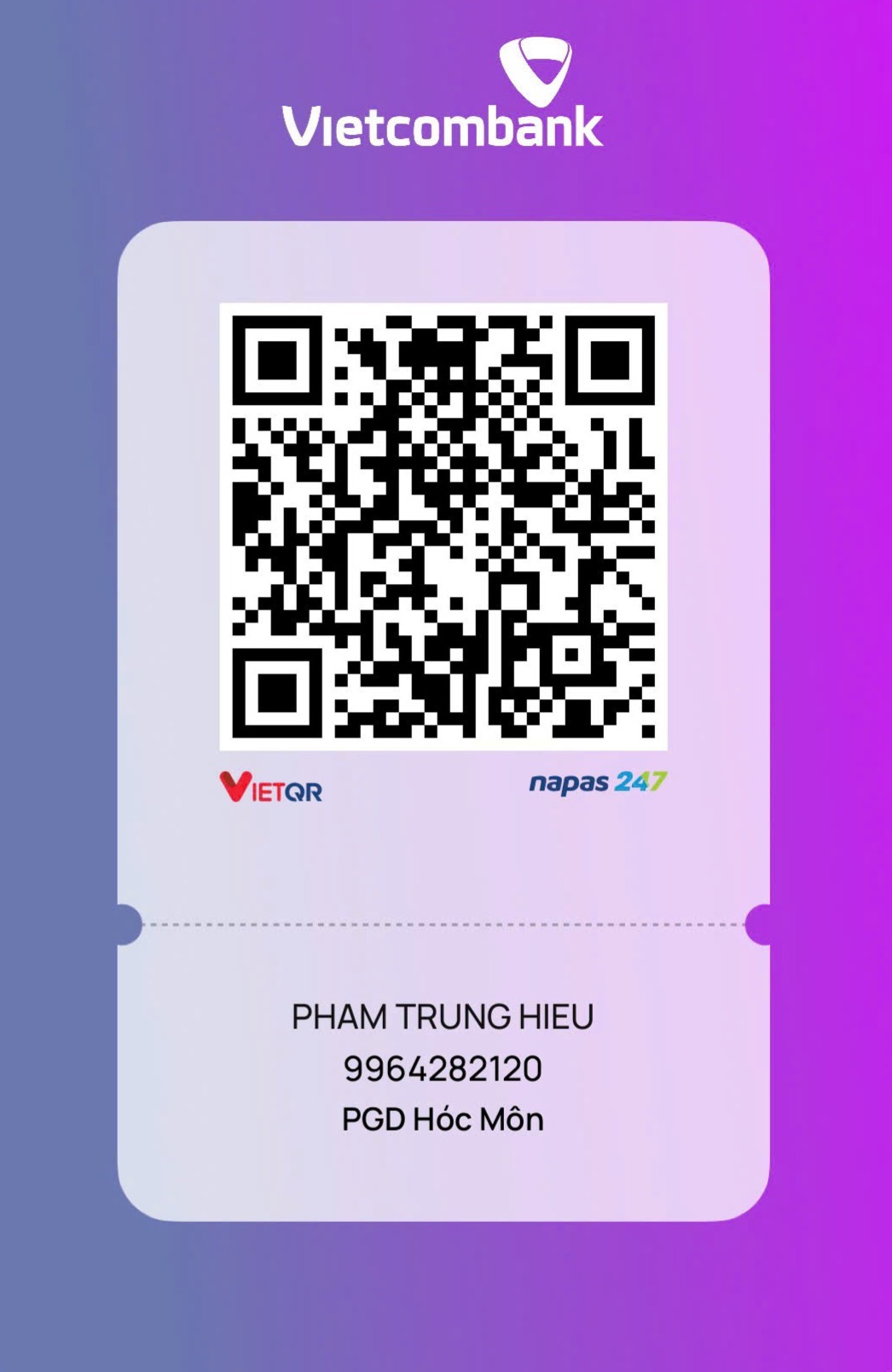 QR chuyển khoản